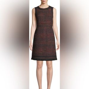 Kate Spade New York Multi Tweed Fringe Dress Size 0